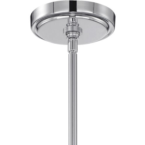 Addis 6 Light 19.75 inch Polished Chrome Chandelier Ceiling Light in Tronchi Glass White