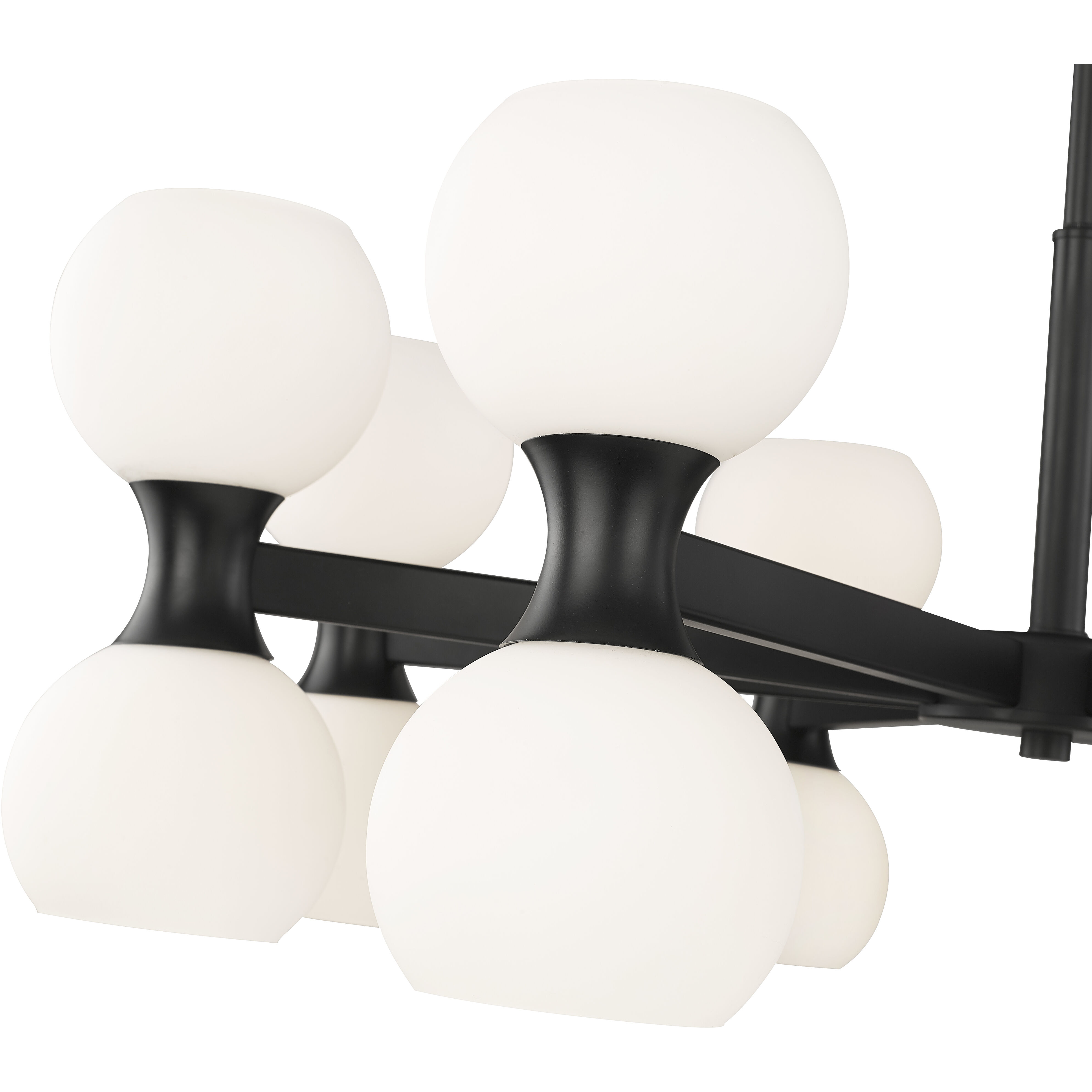 Artemis 16 Light 32 inch Matte Black Chandelier Ceiling Light