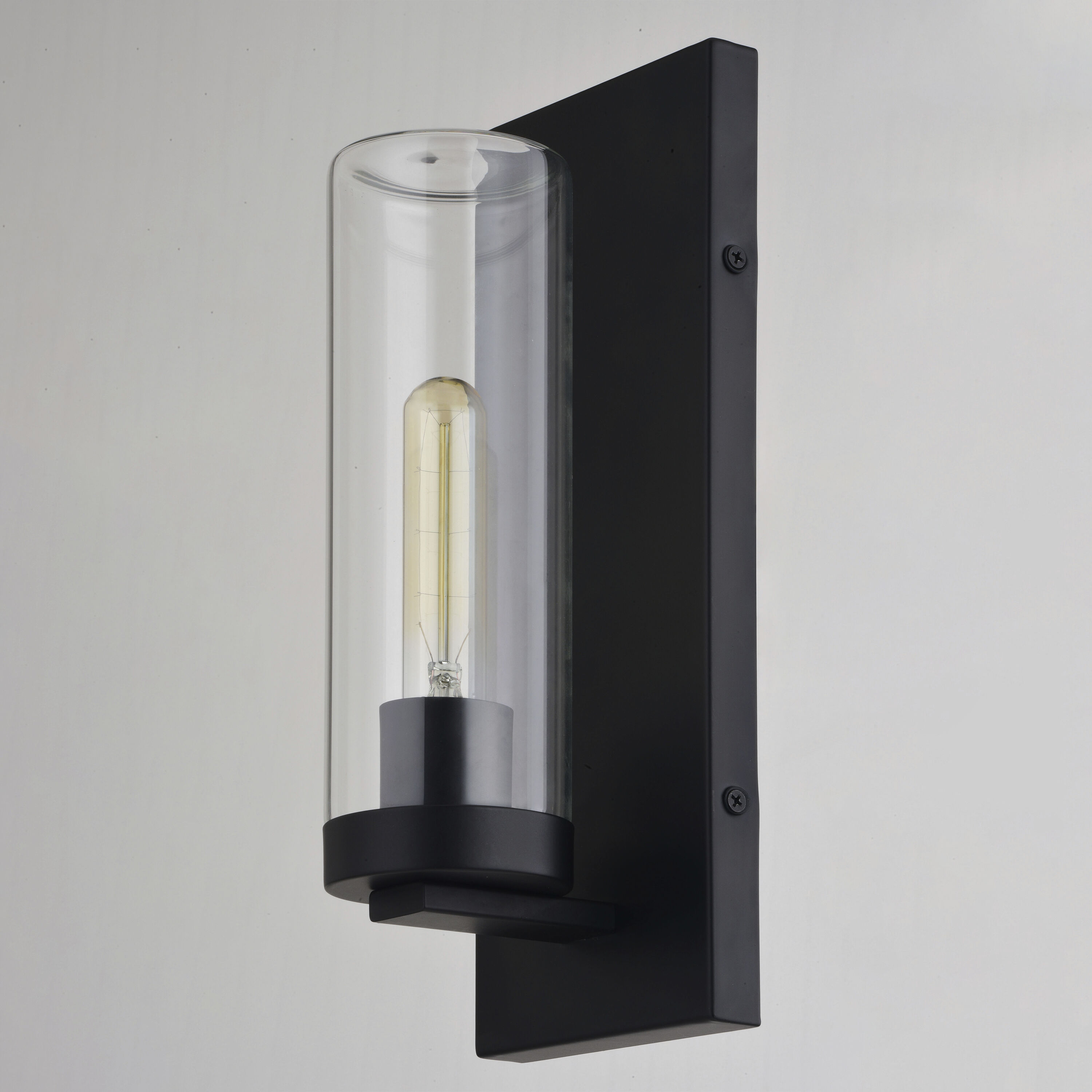 Grantley LED 12.5 inch Matte Black Outdoor Wall