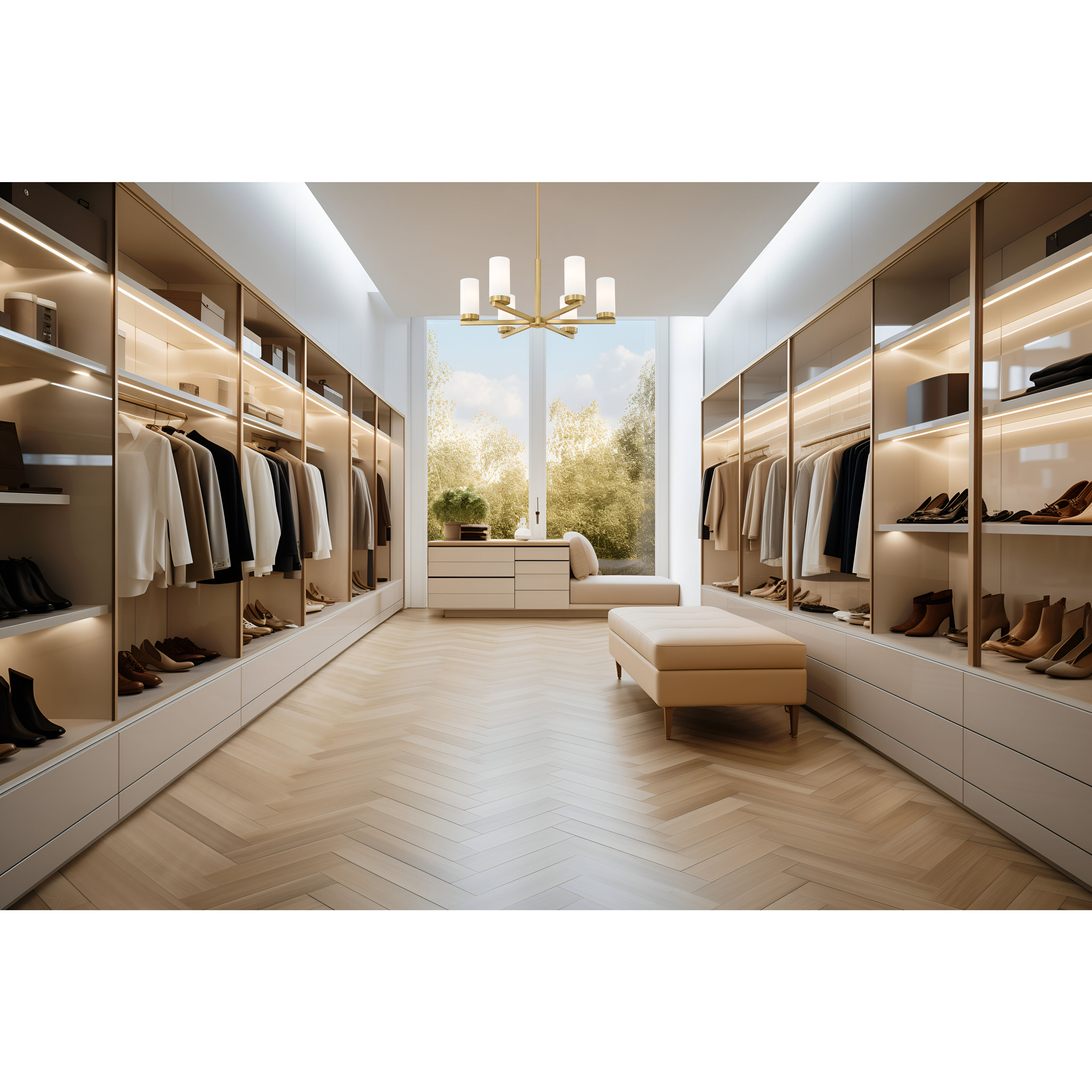 Danica 6 Light 26 inch Modern Gold Chandelier Ceiling Light