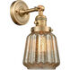 Franklin Restoration Chatham LED 6 inch Brushed Brass Sconce Wall Light, Franklin Restoration