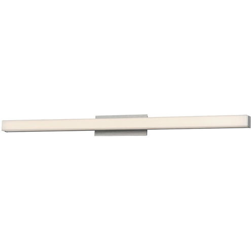 Brink LED 36 inch Black Bath Vanity & Wall Light in 3500K, Brushed Black, dweLED