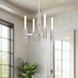 Torres 4 Light 19.25 inch Polished Nickel Chandelier Ceiling Light