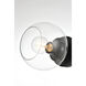 Rogelio 1 Light 7 inch Black Bath Sconce Wall Light