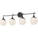 Alora Mood Nouveau 4 Light 35.50 inch Bathroom Vanity Light
