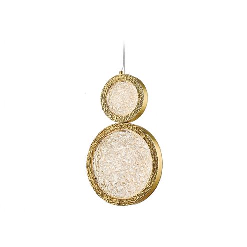 Bottega LED 2 inch Polished Brass Pendant Ceiling Light