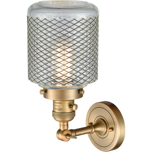 Franklin Restoration Stanton LED 6 inch Brushed Brass Sconce Wall Light, Franklin Restoration