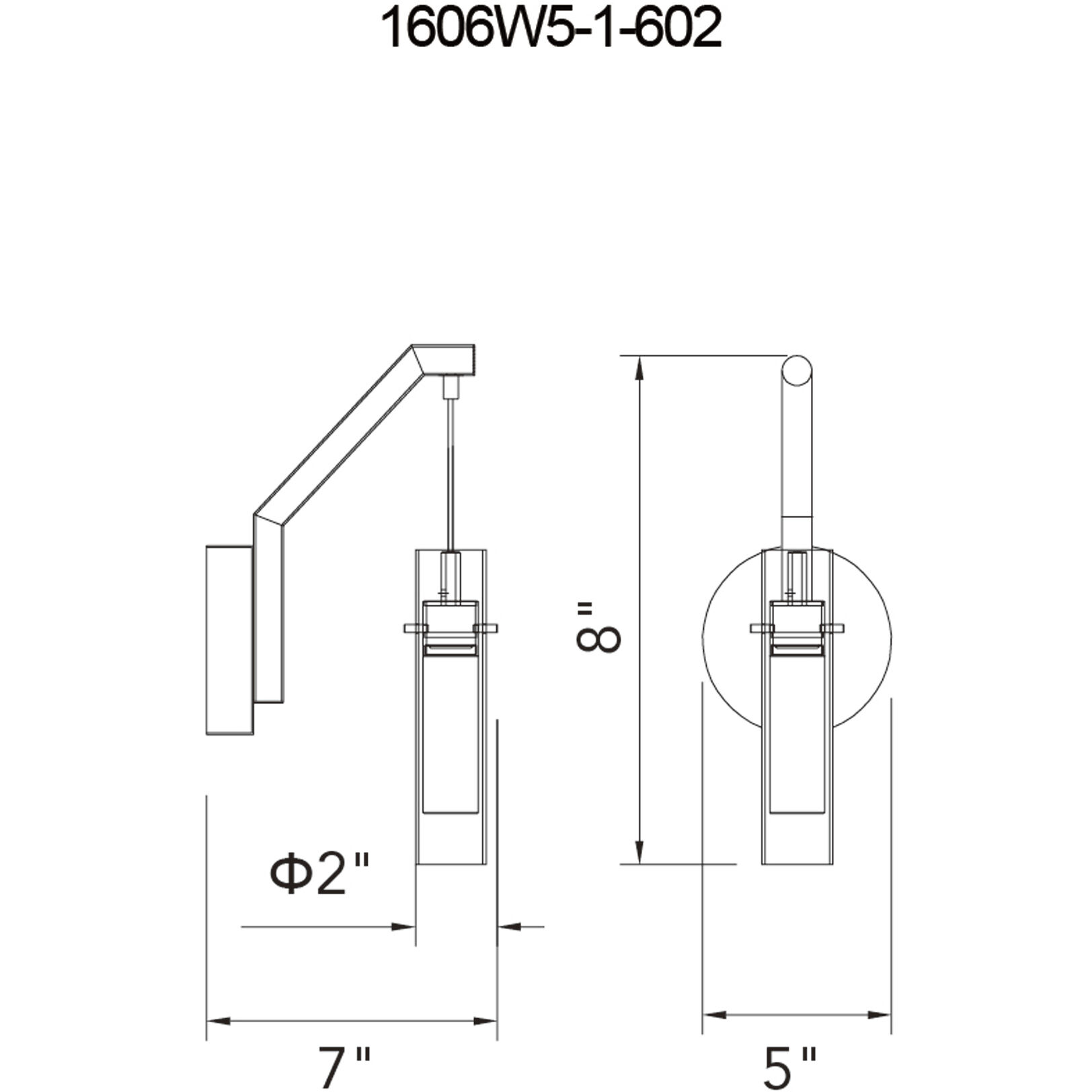 Olinda LED 5 inch Satin Gold Wall Light