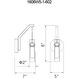 Olinda LED 5 inch Satin Gold Wall Light
