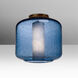 Niles 10 LED 9.5 inch Bronze Flush Mount Ceiling Light
