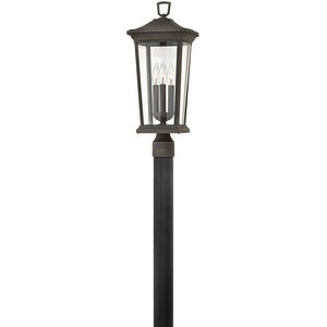 Bromley LED 23 inch Oil Rubbed Bronze Outdoor Post Mount Lantern, Low Voltage