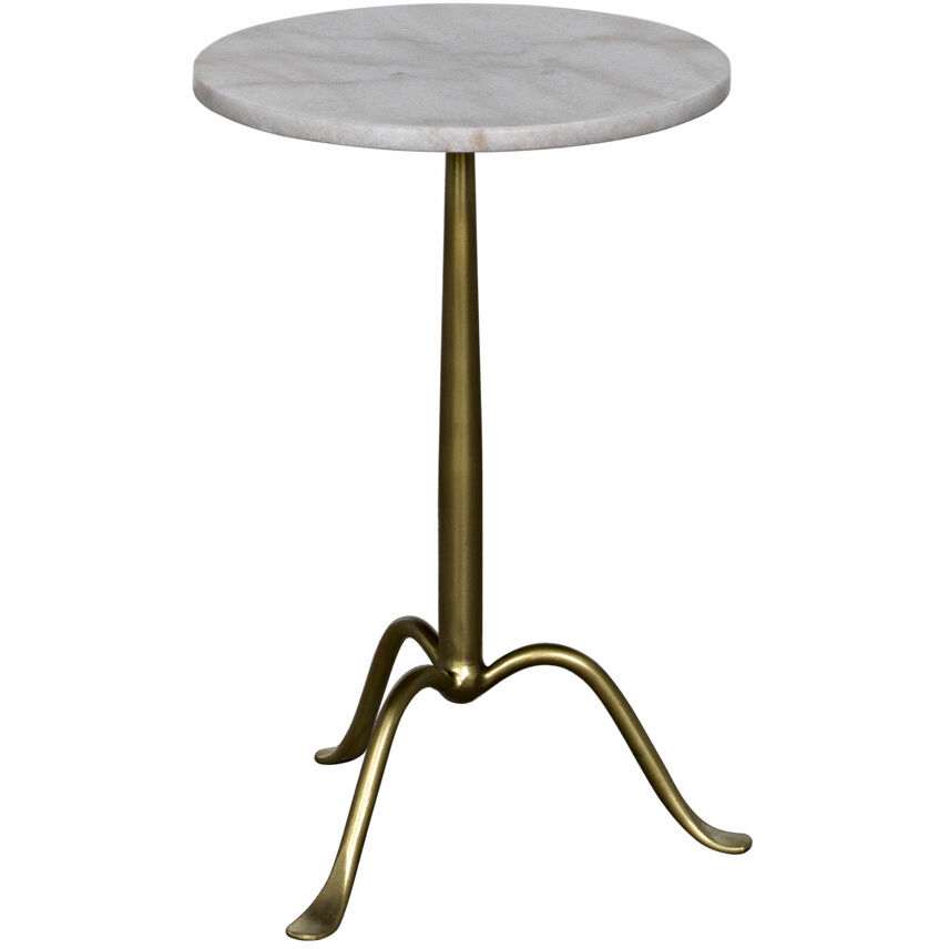Cosmopolitan 24 X 15 inch Antique Brass Side Table