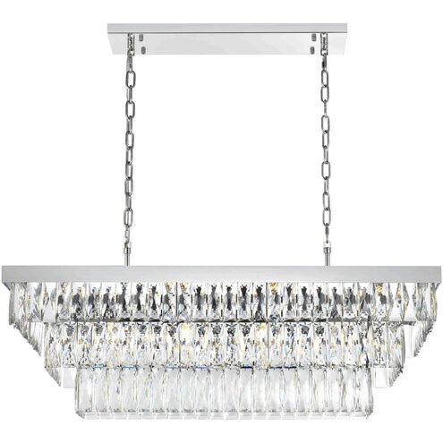 Josephine 12 Light 16 inch Chrome Chandelier Ceiling Light