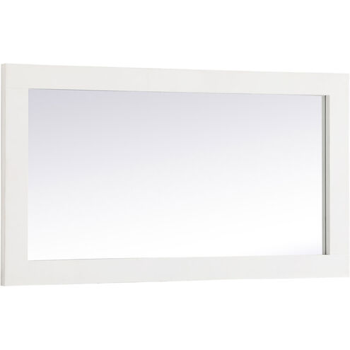 Aqua 32 X 18 inch White Wall Mirror