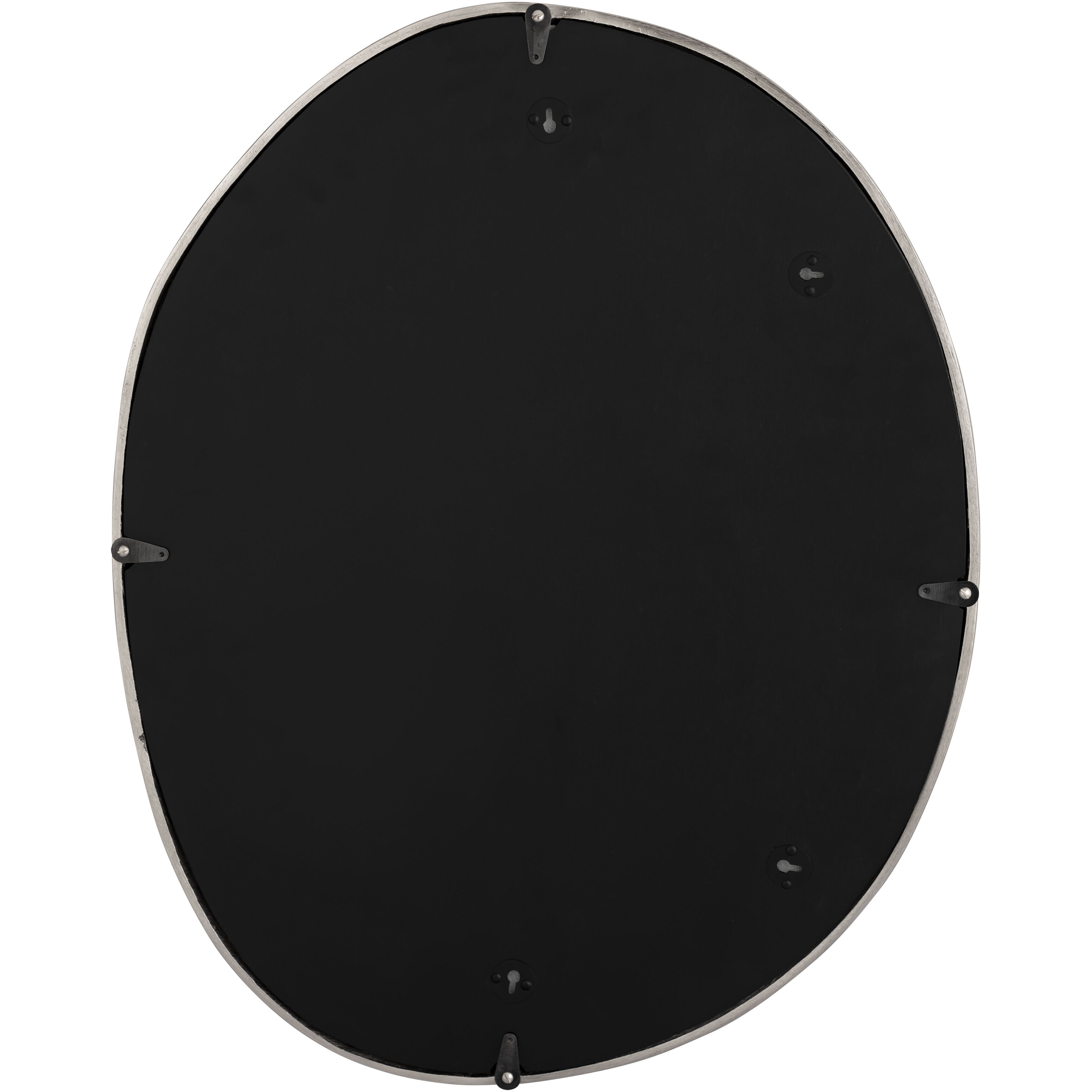 Flex 26 X 21 inch Polished Nickel with Mirror Wall Mirror