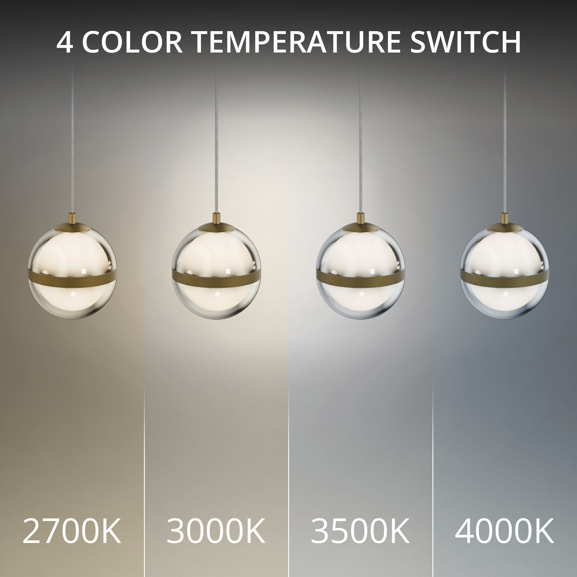 Cyllindra LED 17 inch Aged Brass Chandelier Ceiling Light, dweLED