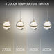 Cyllindra LED 16.8 inch Aged Brass Chandelier Ceiling Light, dweLED