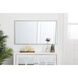 Monet 36 X 20 inch Silver Wall Mirror