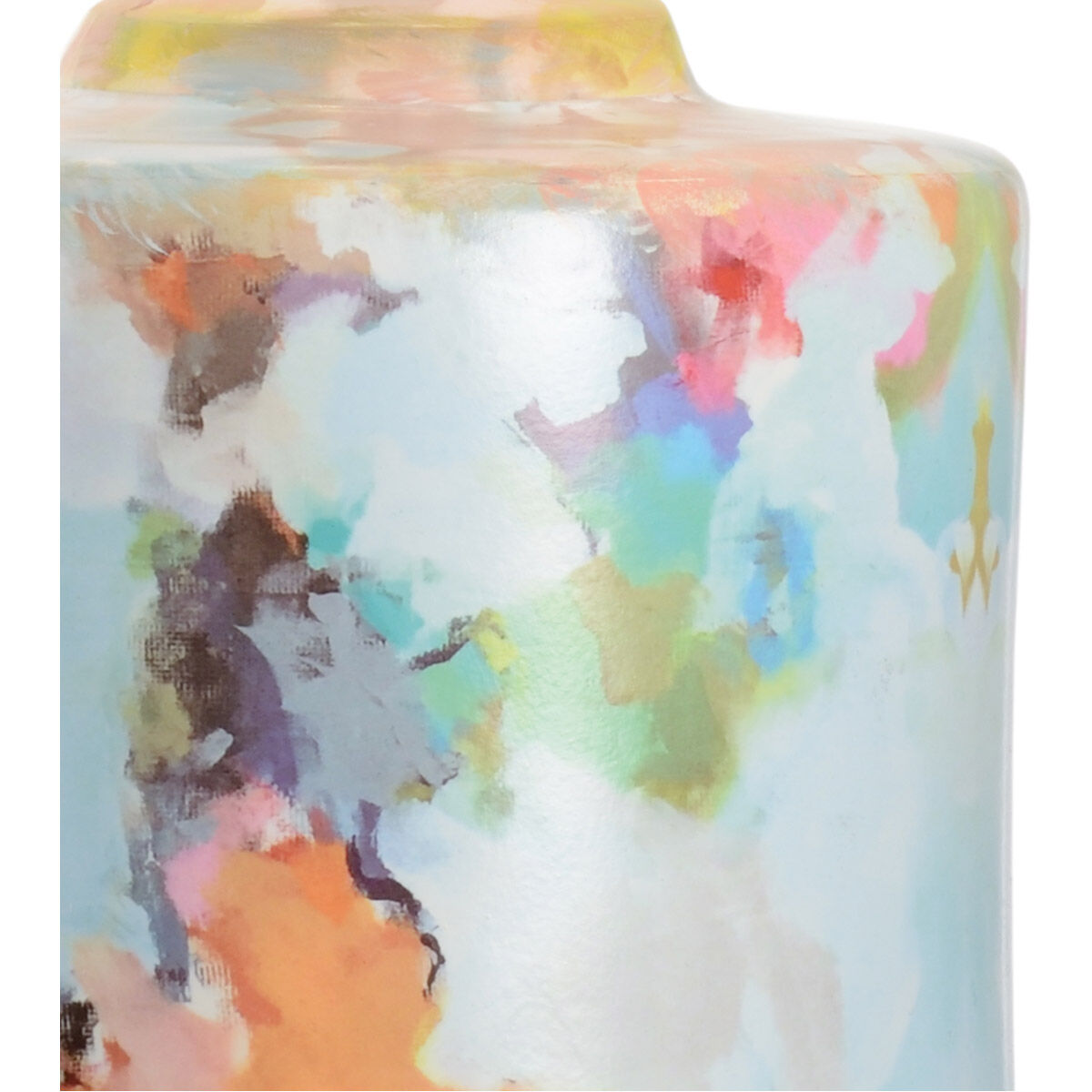 Laura Park Designs 28 inch 100.00 watt Multi Color Decal Table Lamp Portable Light