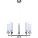 Benson 5 Light 23 inch Brushed Nickel Chandelier Ceiling Light