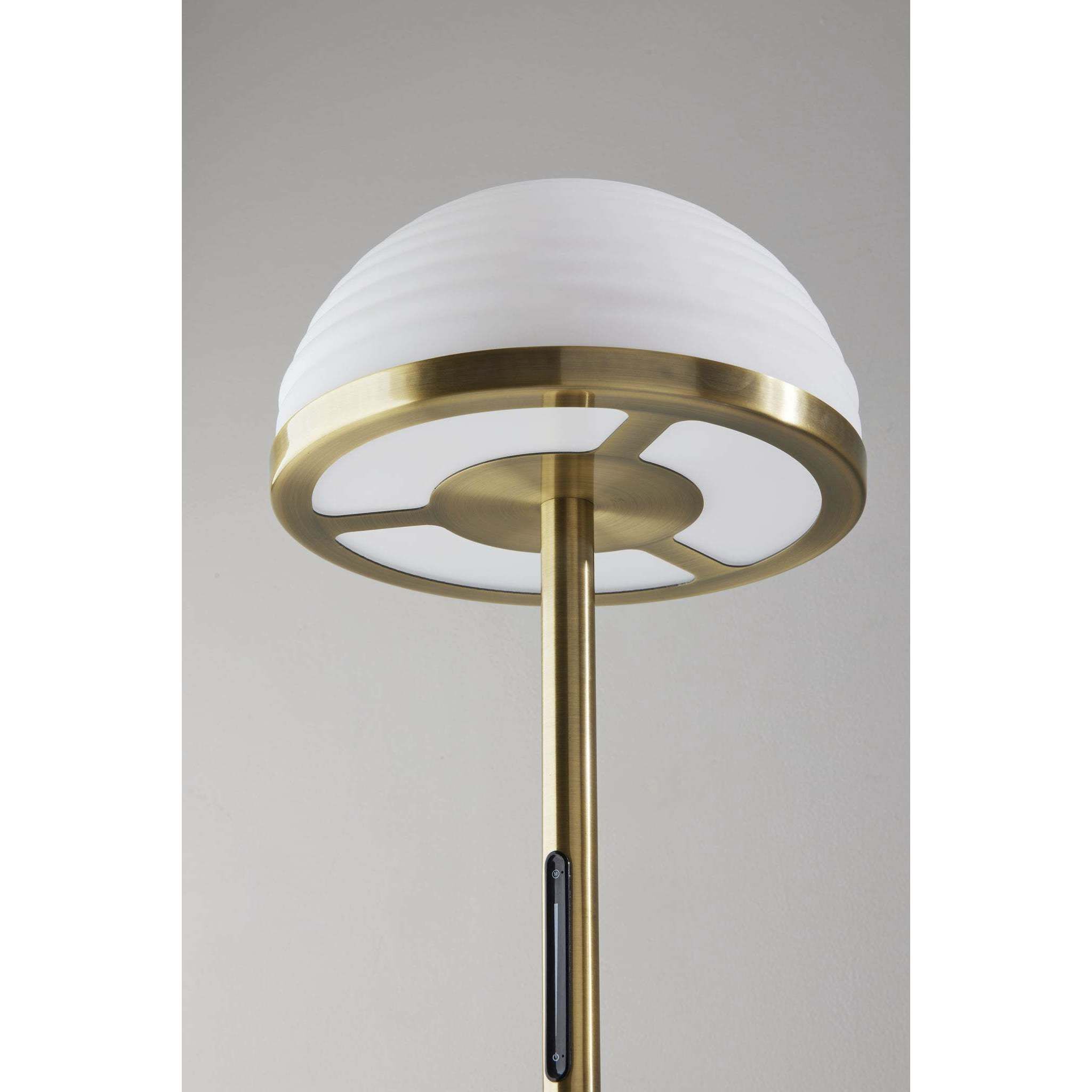 Juliana 58 inch 18.00 watt Antique Brass Floor Lamp Portable Light