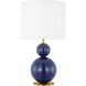 kate spade new york Suki 22.13 inch 9.00 watt Navy Table Lamp Portable Light
