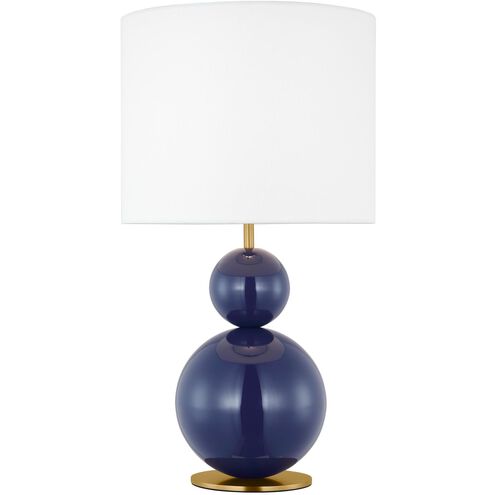 kate spade new york Suki 22.13 inch 9.00 watt Navy Table Lamp Portable Light
