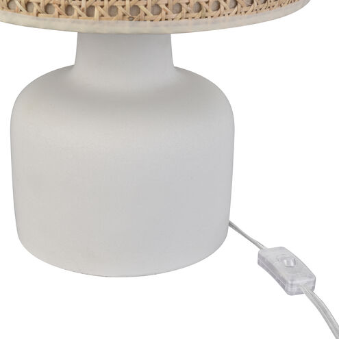 Rockport 17 inch 60 watt Matte White Table Lamp Portable Light
