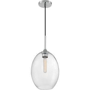 Aria 1 Light 10 inch Polished Nickel Pendant Ceiling Light