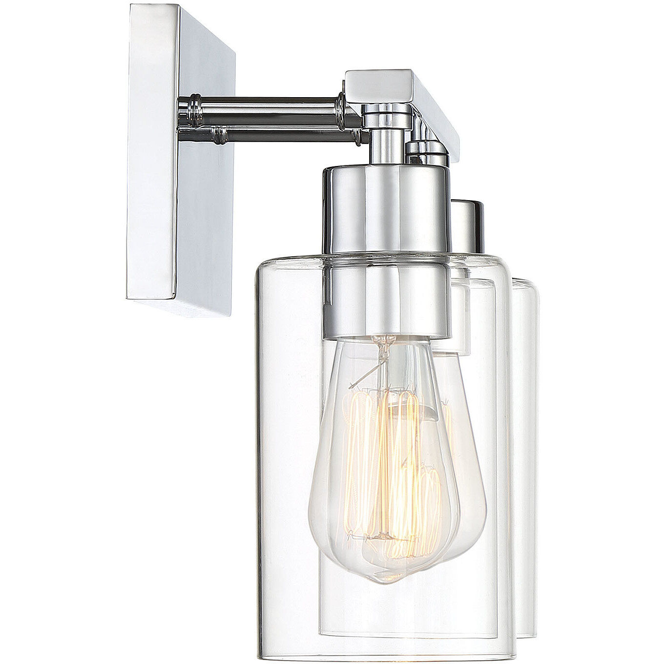 Lambert 2 Light 13.25 inch Polished Chrome Bathroom Vanity Light Wall Light