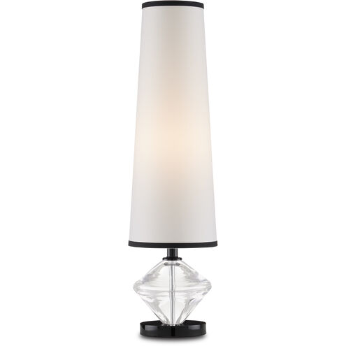 Whirling Dervish 29.75 inch 25 watt Clear and Black Table Lamp Portable Light