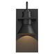 Erlenmeyer 1 Light 11.3 inch Coastal Black and Coastal Black Outdoor Sconce