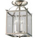Nohely 2 Light 9.44 inch Brushed Nickel Foyer Pendant Ceiling Light