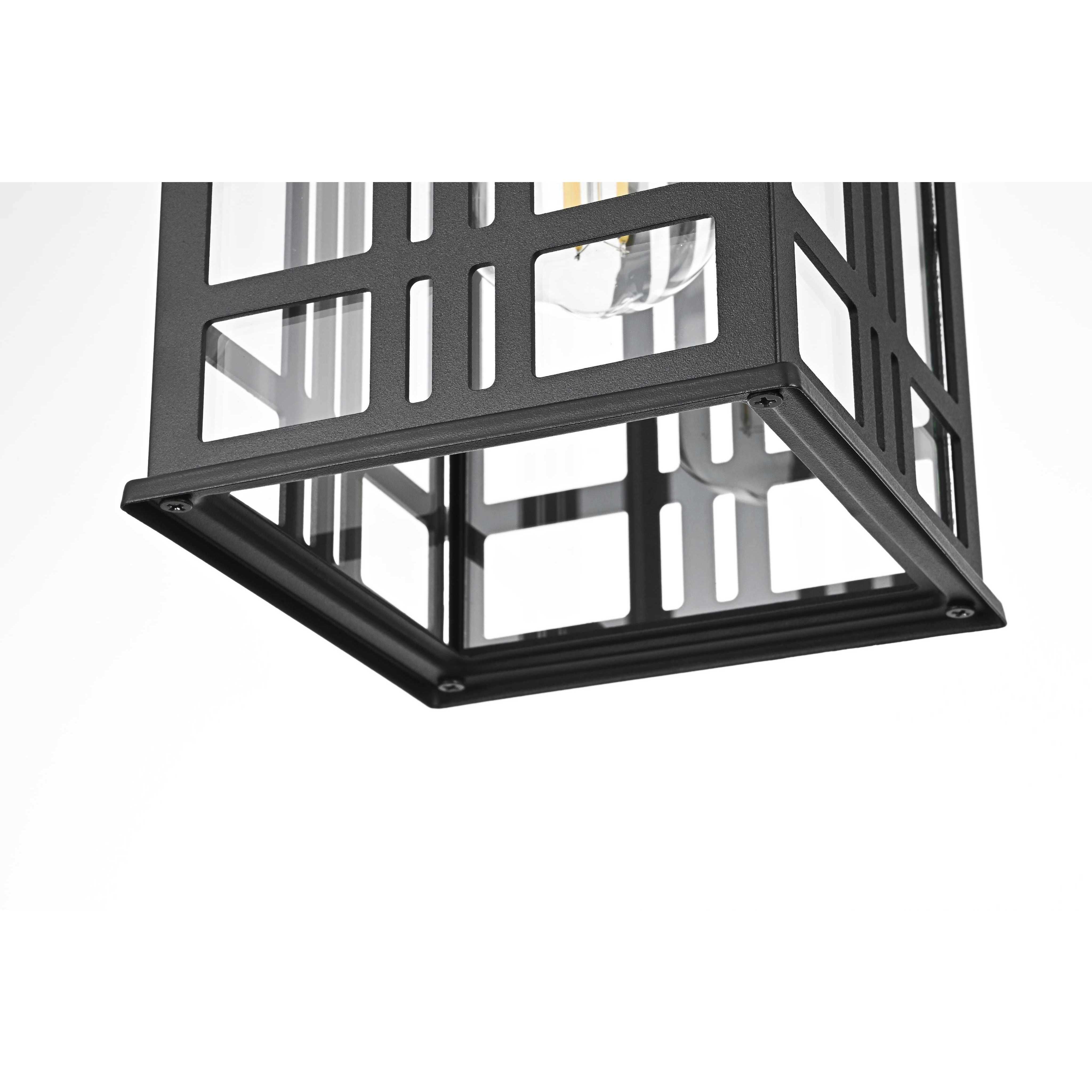 Harley 1 Light 7.5 inch Black Outdoor Pendant