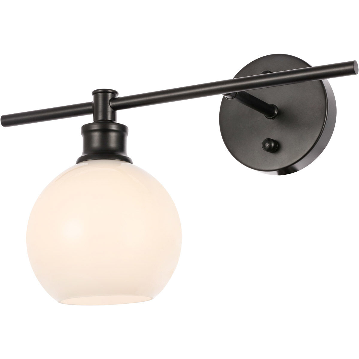 Collier 1 Light 14.7 inch Black Wall sconce Wall Light, Left