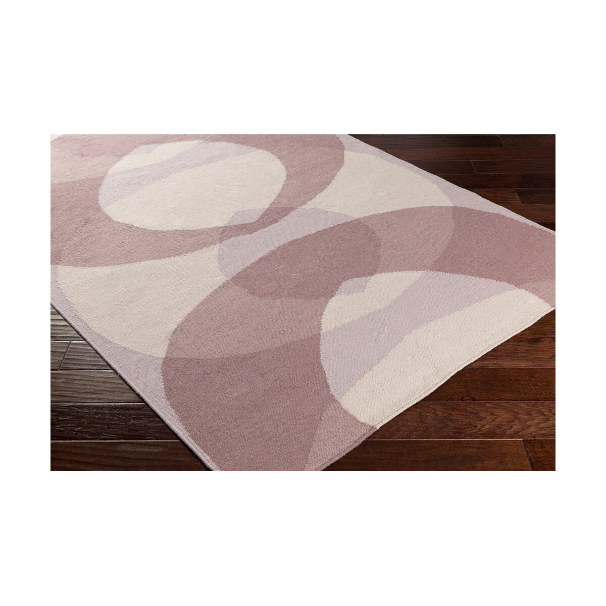 Taurus One 36 X 24 inch Pink and Purple Area Rug, Wool