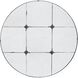 Anita 35.8 X 35.8 inch Black Wall Mirror