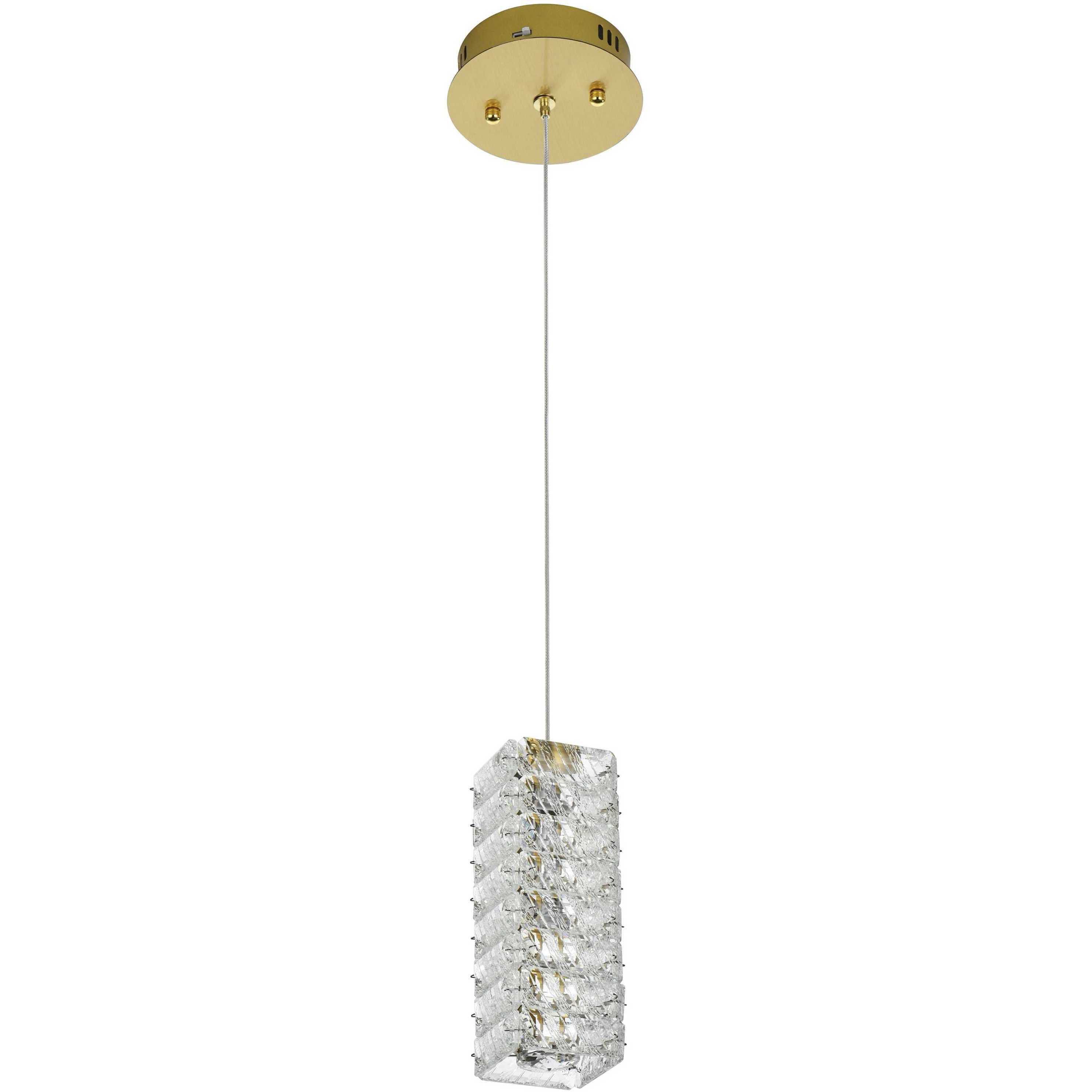 Aston 1 Light 6.5 inch Satin Gold Pendant Ceiling Light