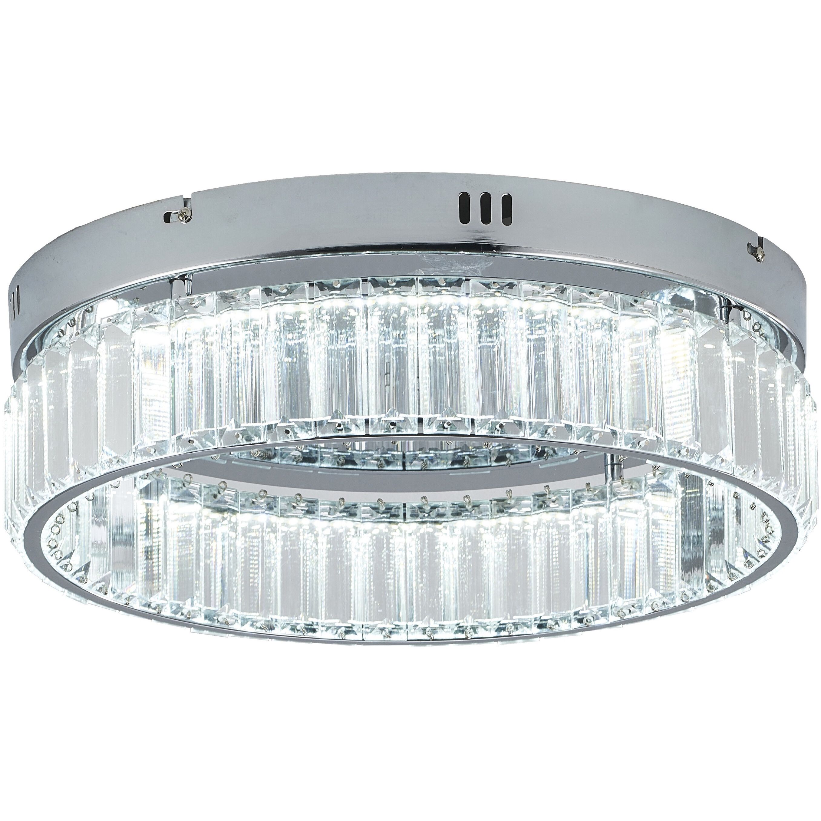 Canada LED 15.75 inch Chrome Flush Mount Ceiling Light