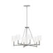 Buchanan 6 Light 28 inch Polished Nickel Chandelier Ceiling Light