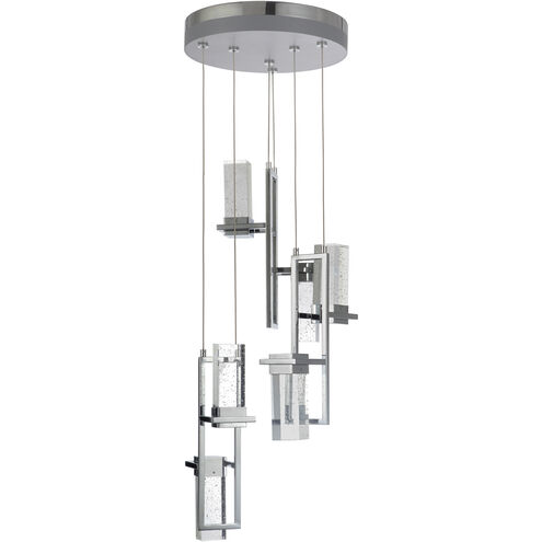 Bejamin LED 15 inch Chrome Mini Pendant Ceiling Light