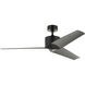 Almere 56 inch Satin Black Ceiling Fan