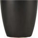 Faye 14 X 4 inch Vase in Black