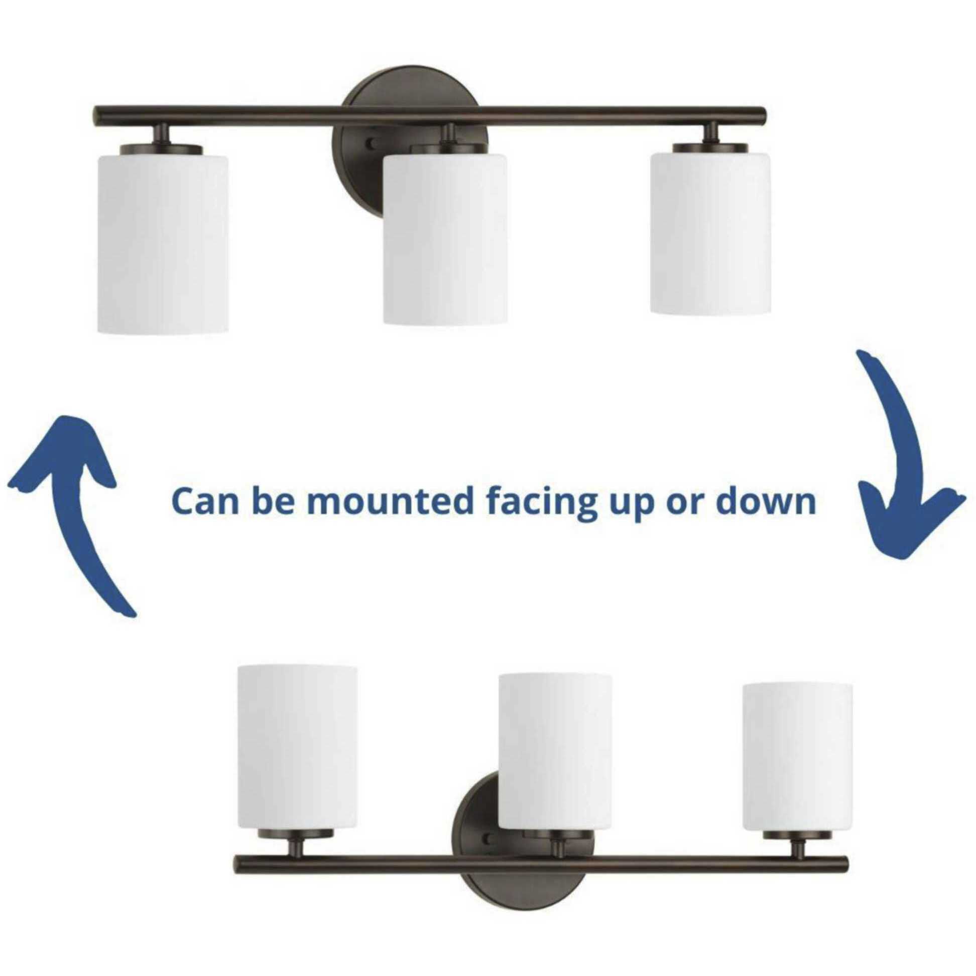 Replay 3 Light 22 inch Antique Bronze Bath Vanity Wall Light