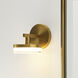 Sean Lavin Khan Sconce Wall Light in Burnished Brass