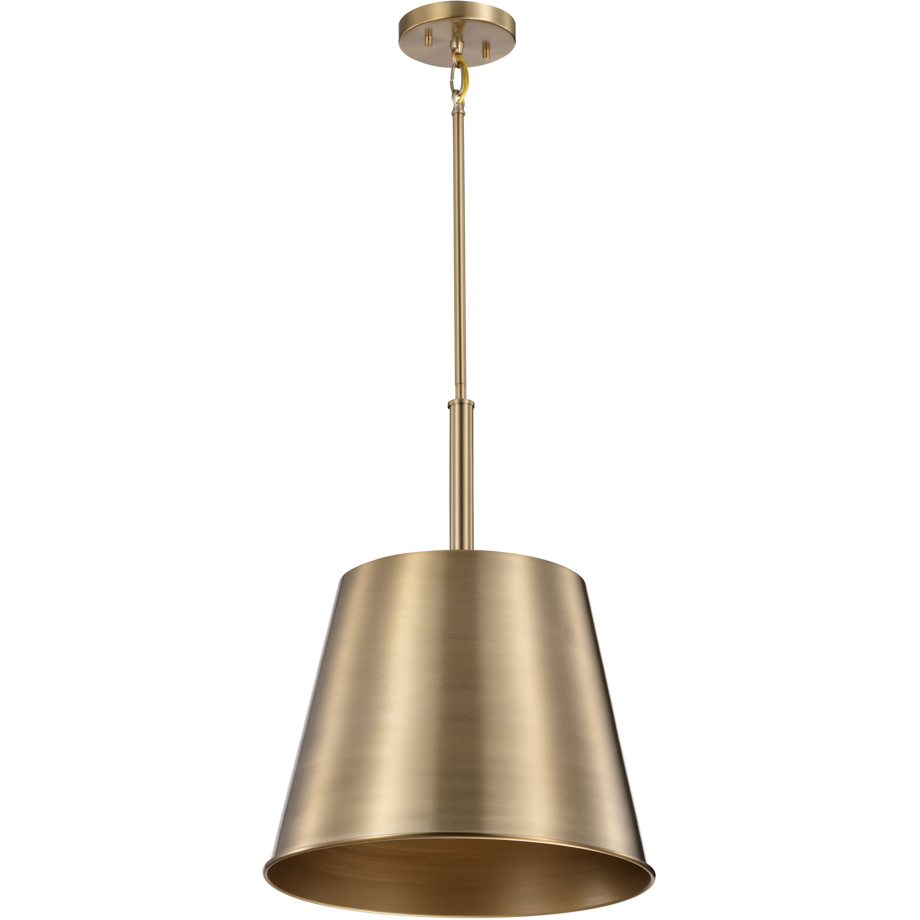 Alexis 1 Light 15 inch Burnished Brass and Gold Pendant Ceiling Light