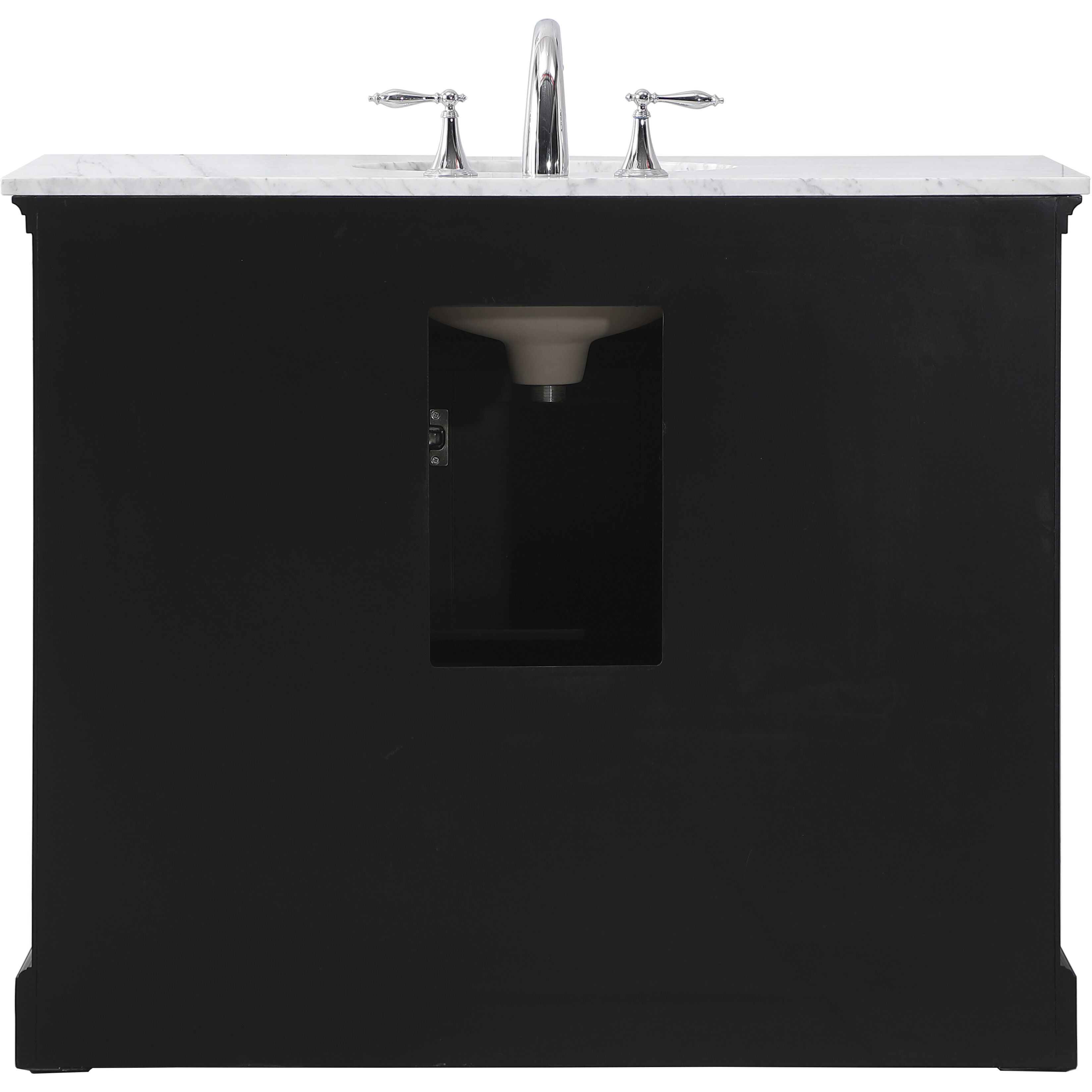 Clarence 42 X 21.5 X 35 inch Black Vanity Sink Set