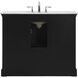 Clarence 42 X 22 X 35 inch Black Vanity Sink Set