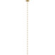 Marni LED 3.25 inch Natural Brass Pendant Ceiling Light