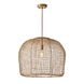 Selene 1 Light 23 inch Natural Pendant Ceiling Light
